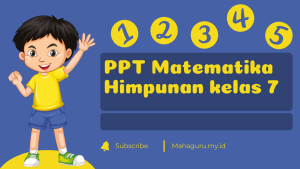Bahan Ajar PPT (Power Point) Matematika Kelas 7 Himpunan
