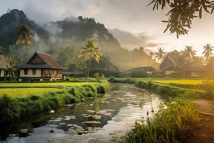 Sebuah Desa di Pegunungan